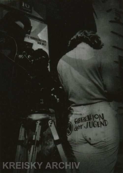 Foto mit dem Titel "Rebellion der Jugend" aus dem Archiv der der AZ, 1969