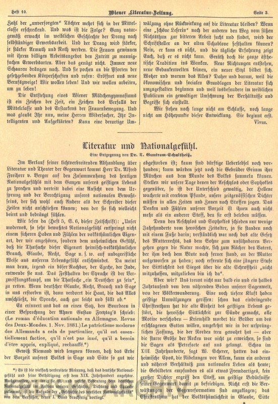 Wiener Literatur-Zeitung 1892