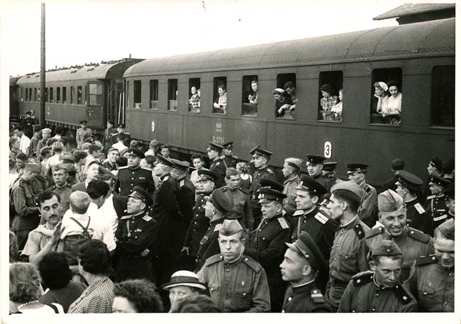 Abzug der sowjetischen Soldaten am 9.9.1955