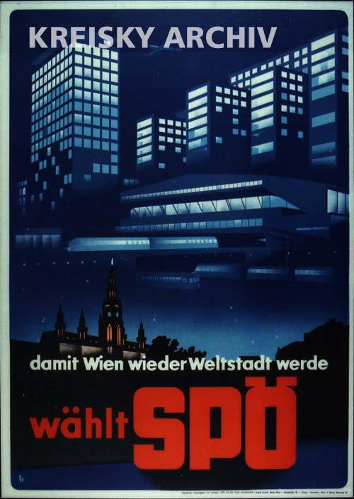 Die Zukunftsvision von "Wien als Weltstadt" 1954