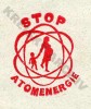 Stempel „Stopp Atomenergie“