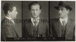 Polizeifoto von Bruno Kreisky vom 30. Jänner 1935, dem Tag seiner Festnahme.